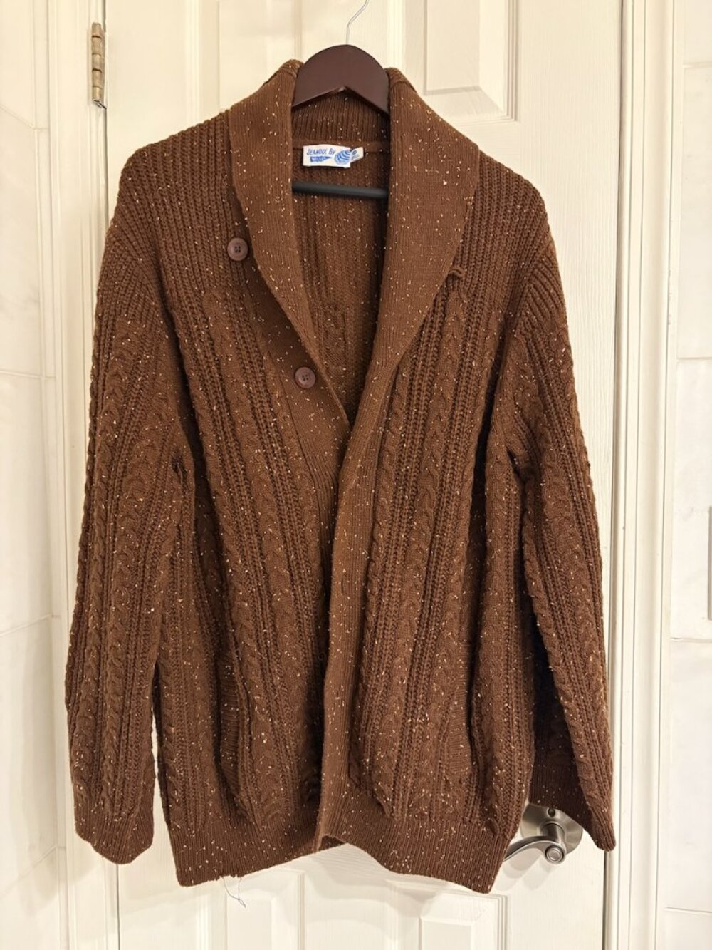 Seawool by Wellen Brown Cardigan - XXL